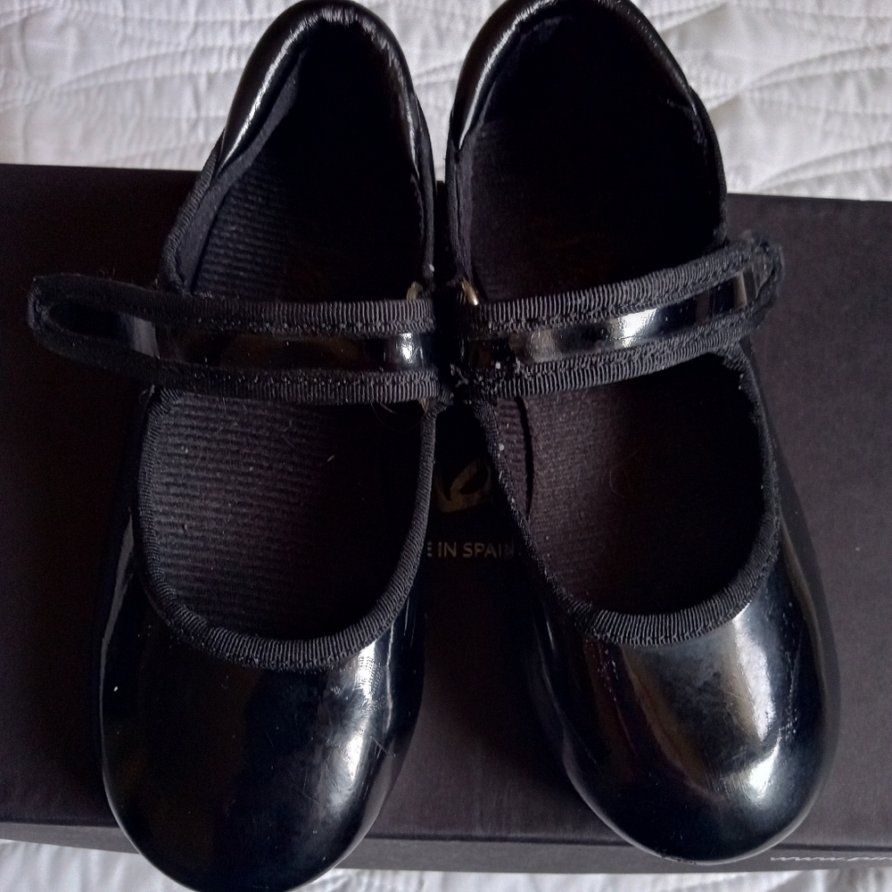 Stelle Steel Tap Shoes Size 9MT. PU Leather